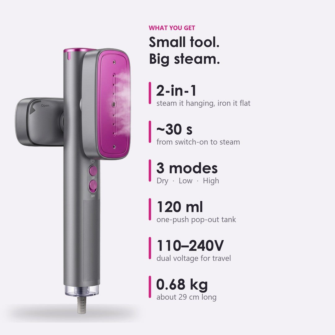 LEVARA specs: 2-in-1, about 30 seconds, 3 modes, 120 ml, 110-240V, 0.68 kg